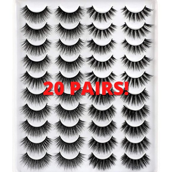Ulta Beauty Other - 🆕️20 Pairs Lashes 4 Styles False Eyelashes Natural/Dramatic Faux